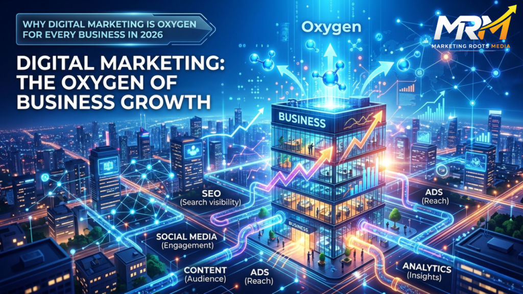 why digital marketing is oxcion for business growth.